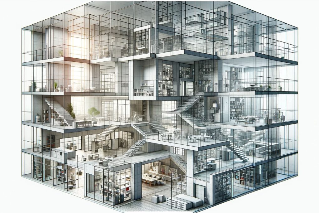 The 4 types of spaces in architecture