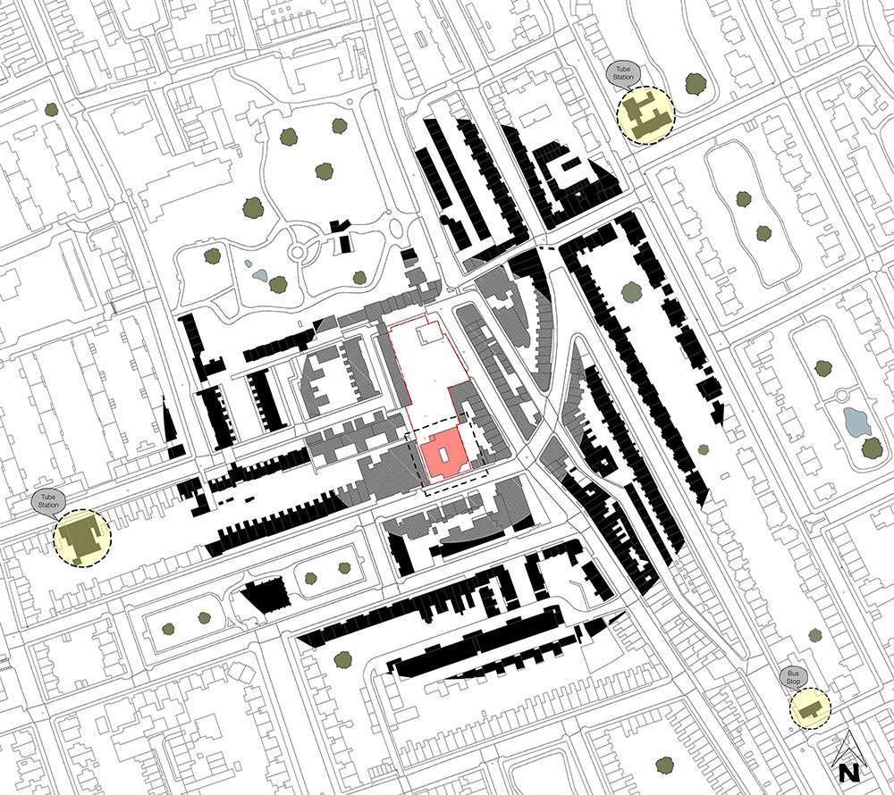 Site Analysis Architecture public transport example diagram