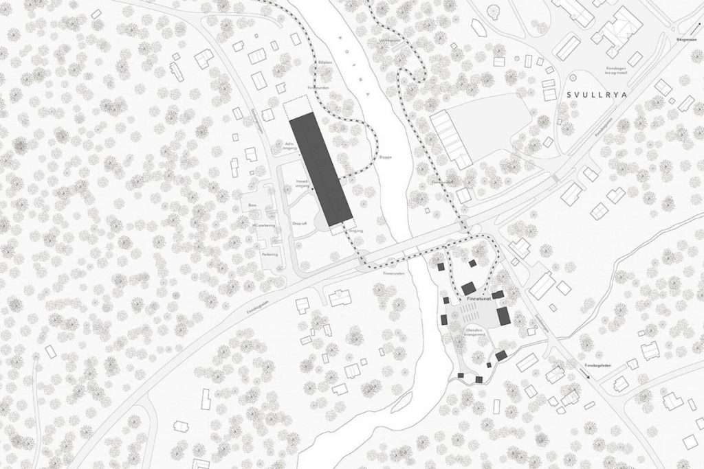 Architectural site plan example
