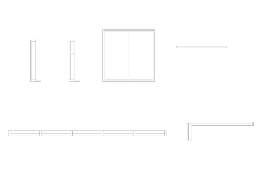 architectural drawing symbols windows example 