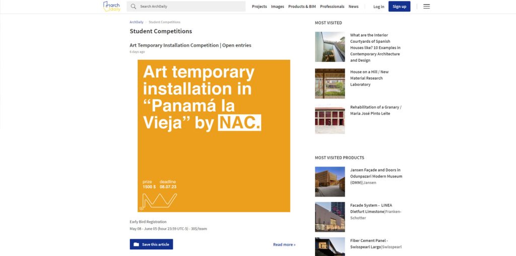 Architecture Competitions For Students