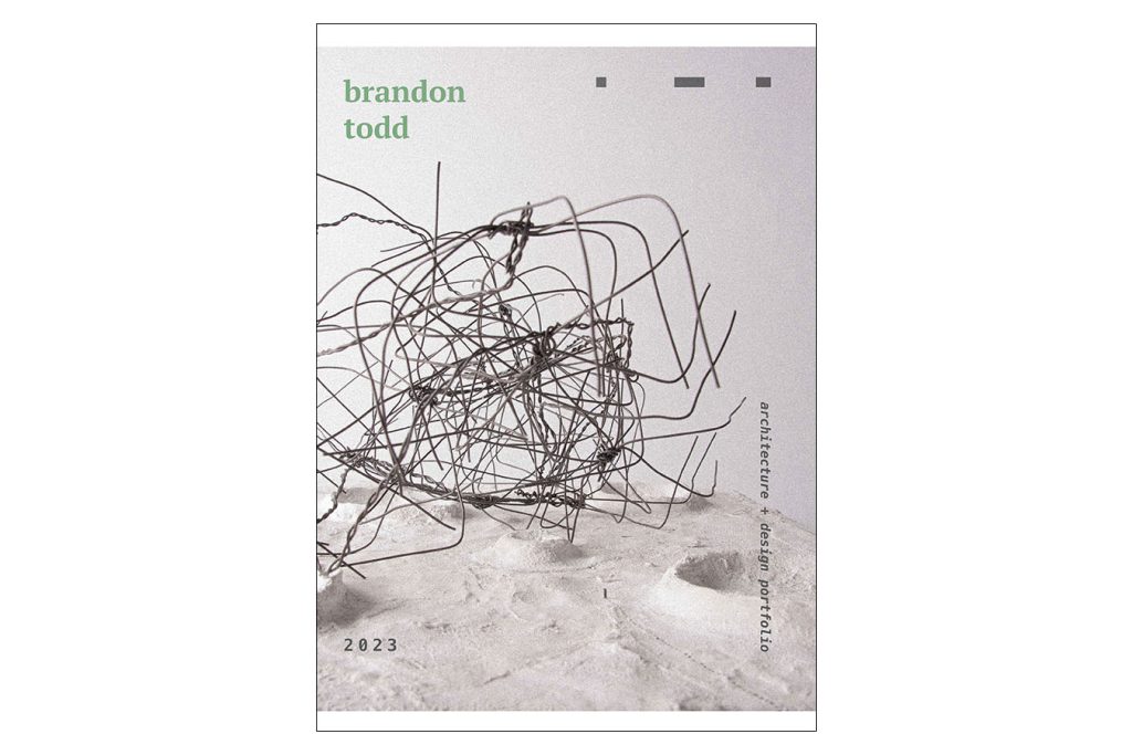 Architecture portfolio cover pages