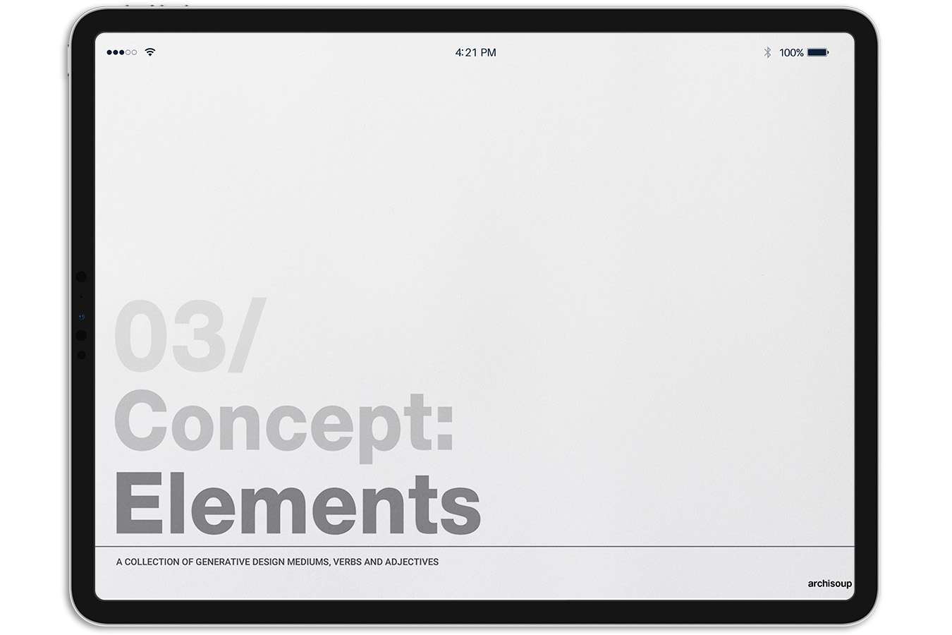 Architecture design elements