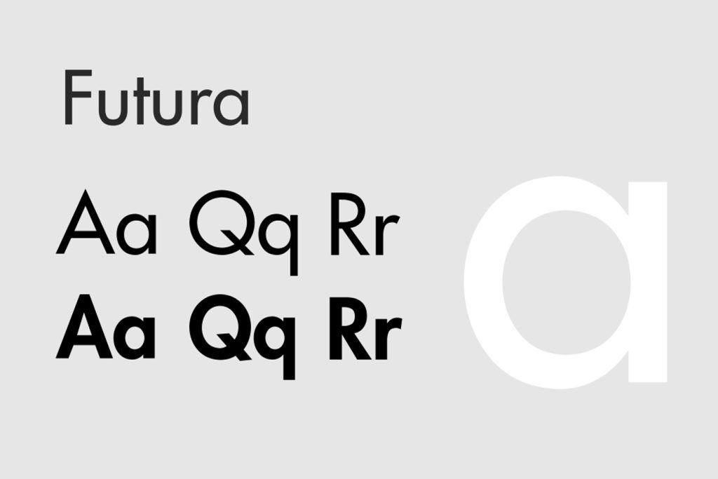 Architecture Fonts - Futura font