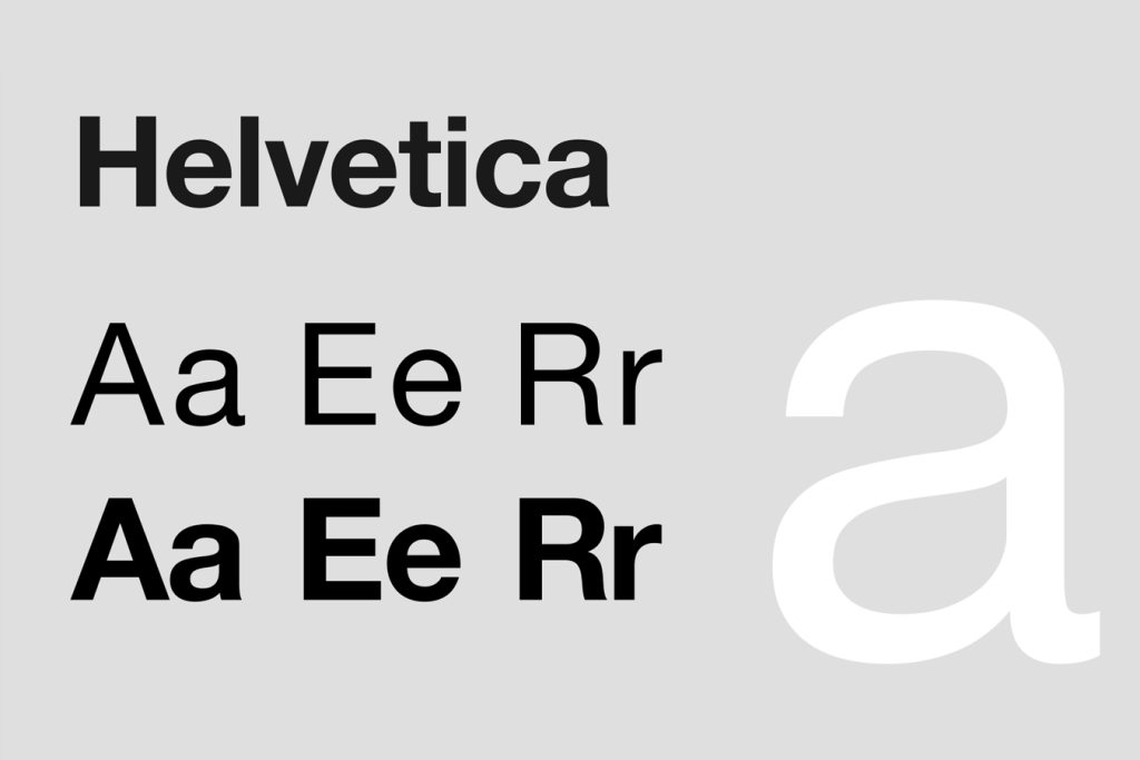 Architecture Fonts - Helvetica font