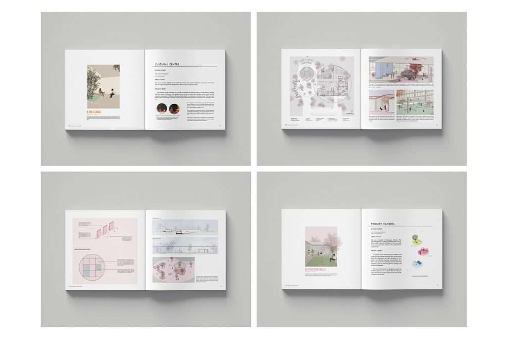 Architecture portfolio design examples
