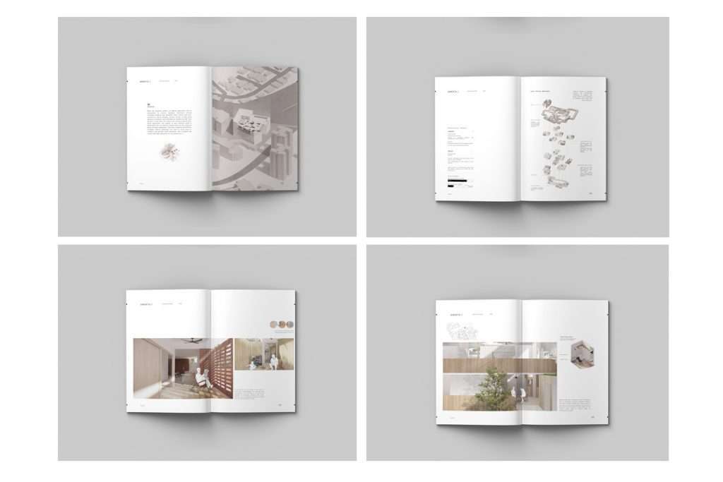 Architecture portfolio design examples
