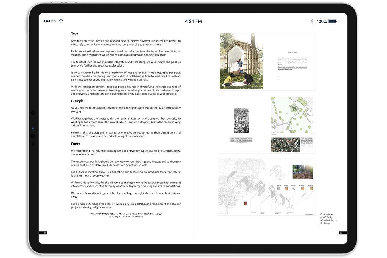 Architecture Portfolio Guidebook