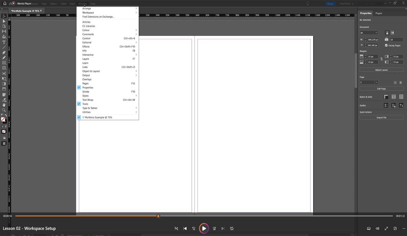 InDesign for Architecture Portfolios