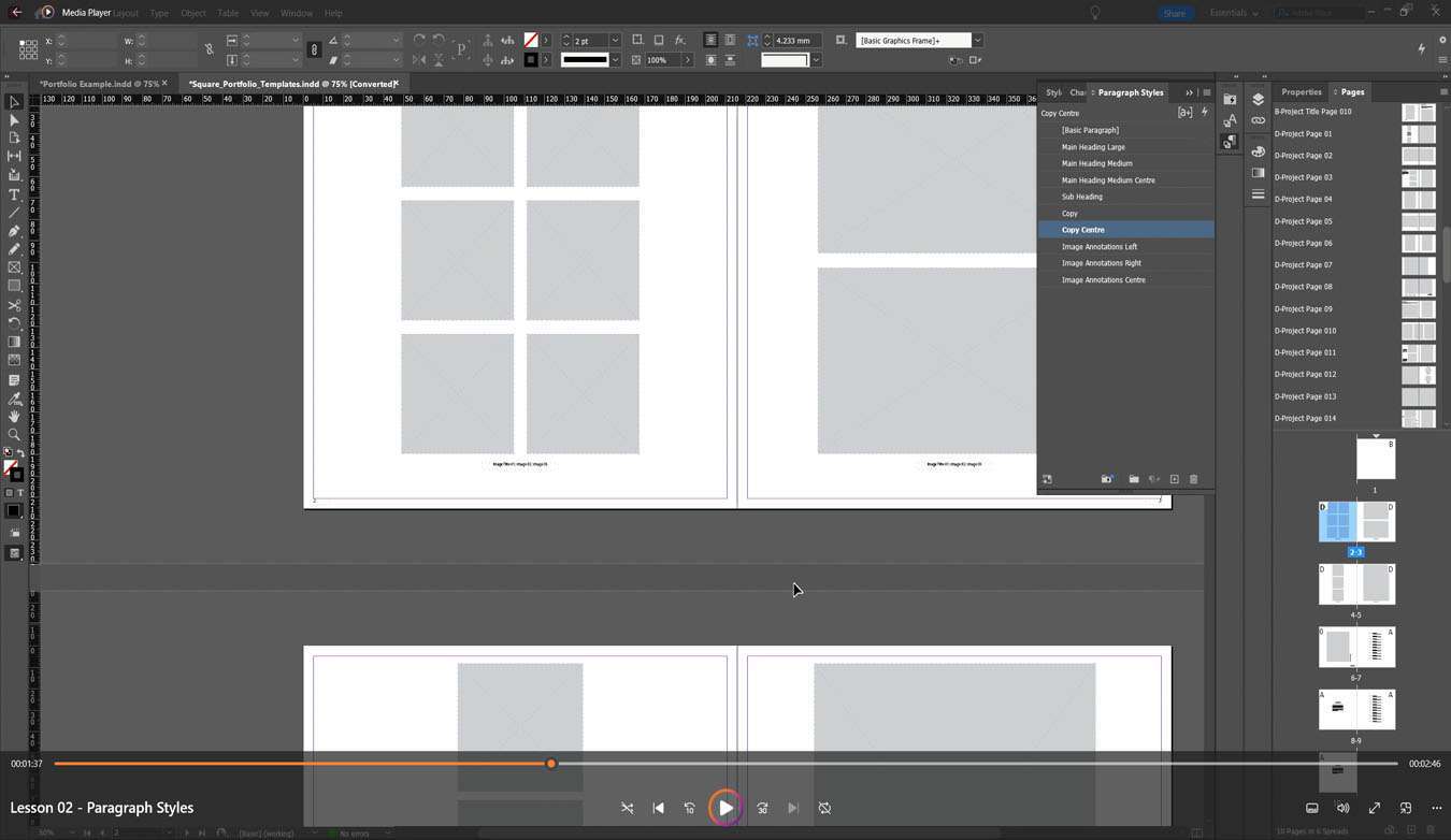 InDesign for Architecture Portfolios