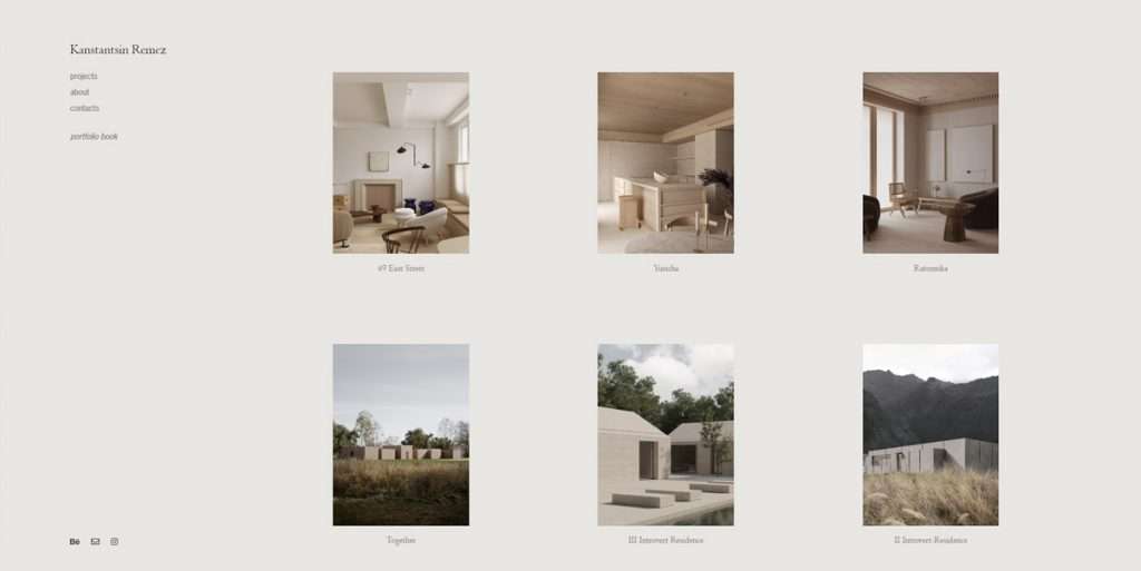 Architecture Portfolio Website