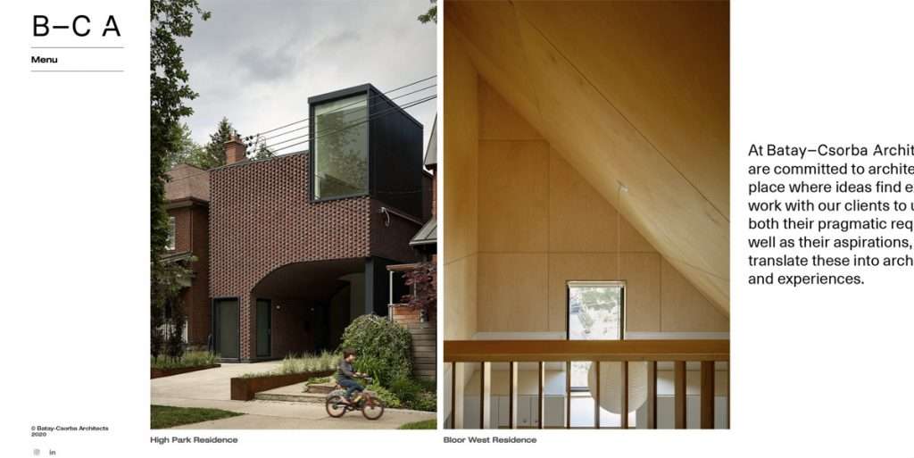 Architecture Portfolio Website