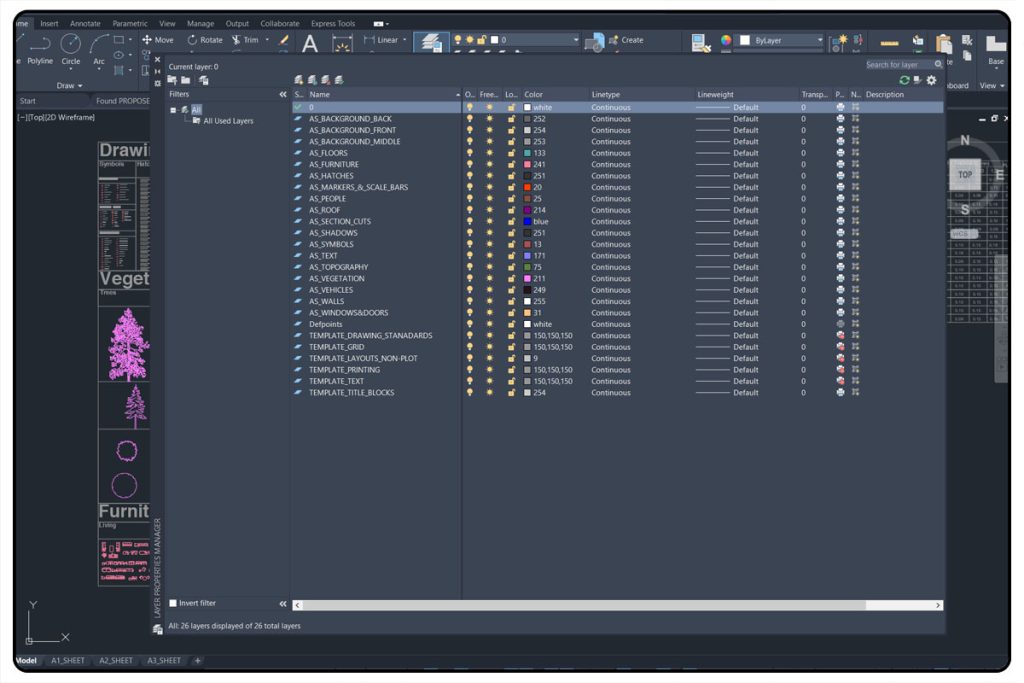 AutoCAD and CAD Layering
