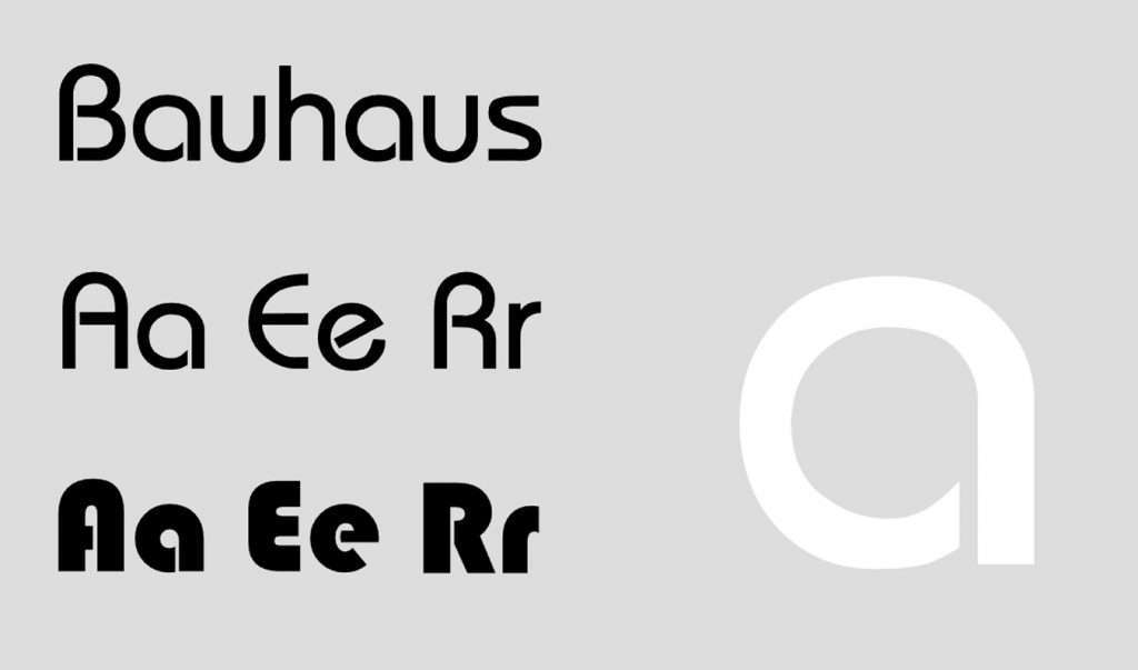 Architecture Fonts - Bauhaus