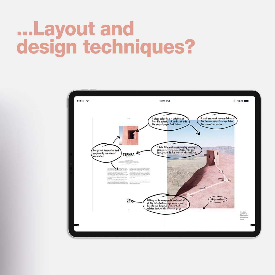 Architecture portfolio guide