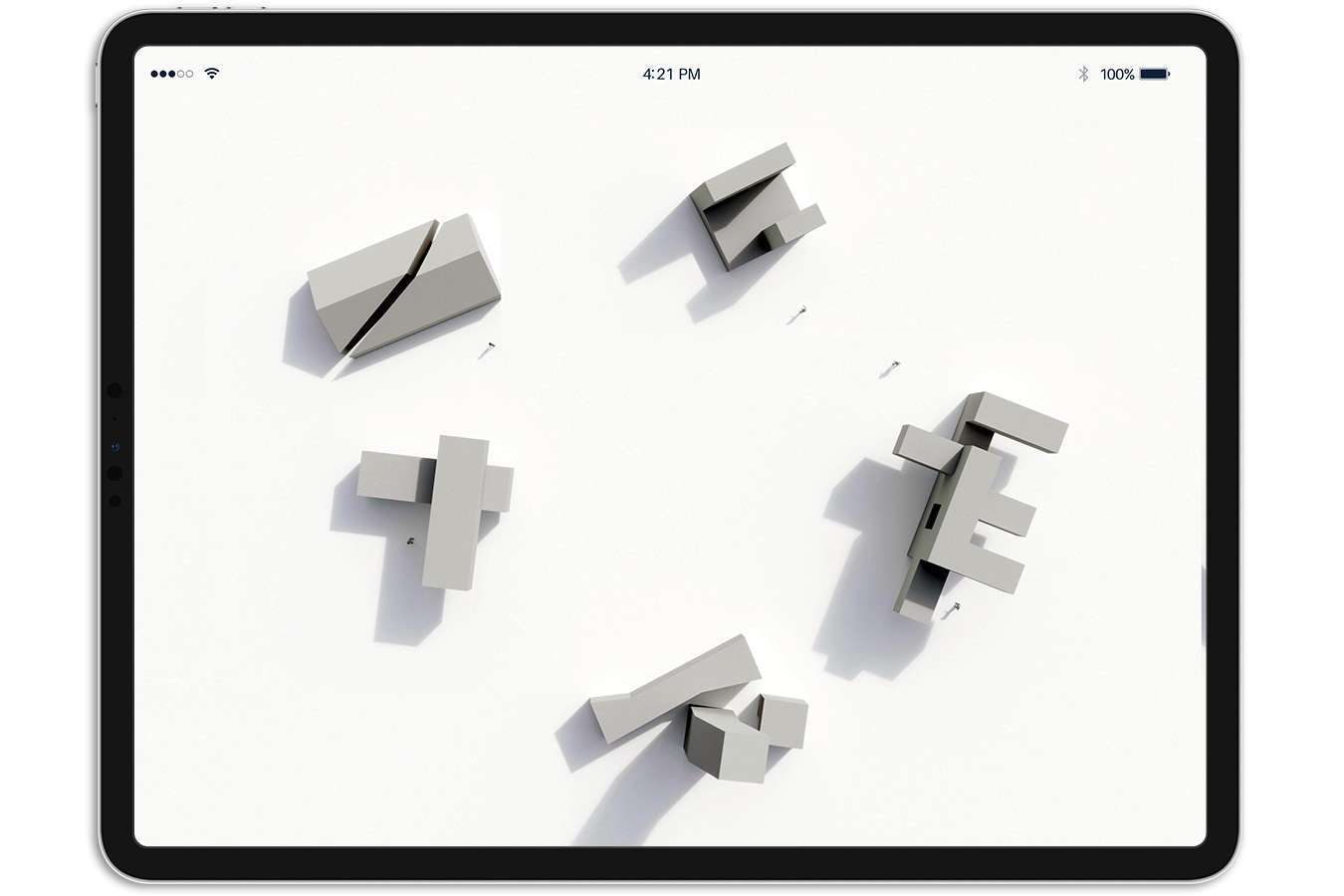 Architecture Concept 3D Blocks