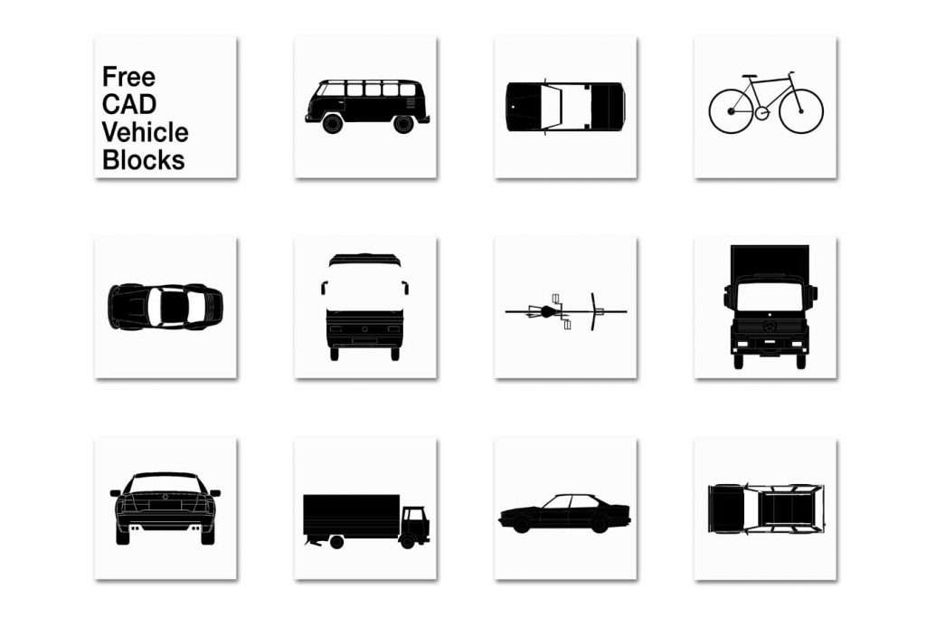 Free Vehicle CAD Blocks