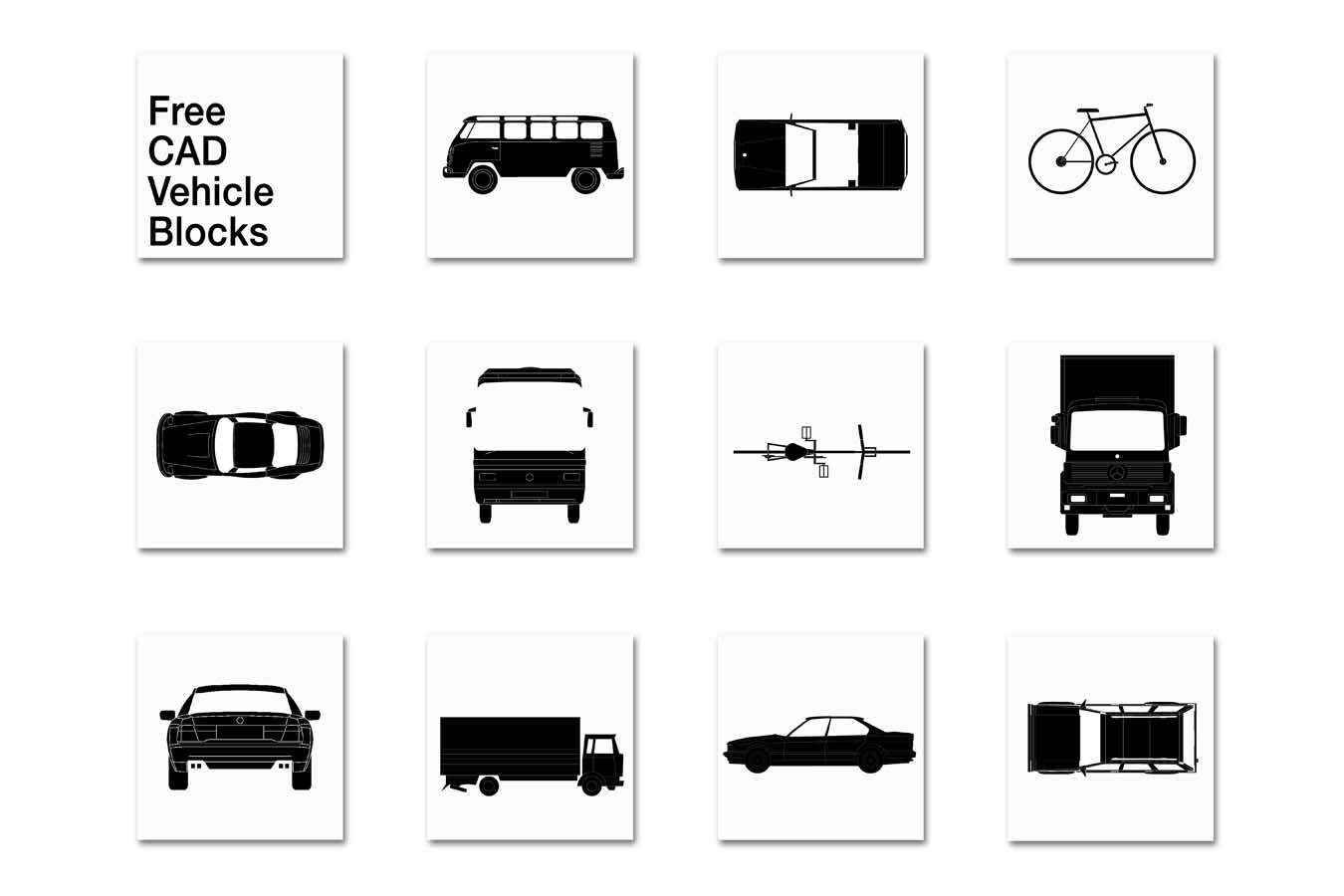 Free Vehicle CAD Blocks