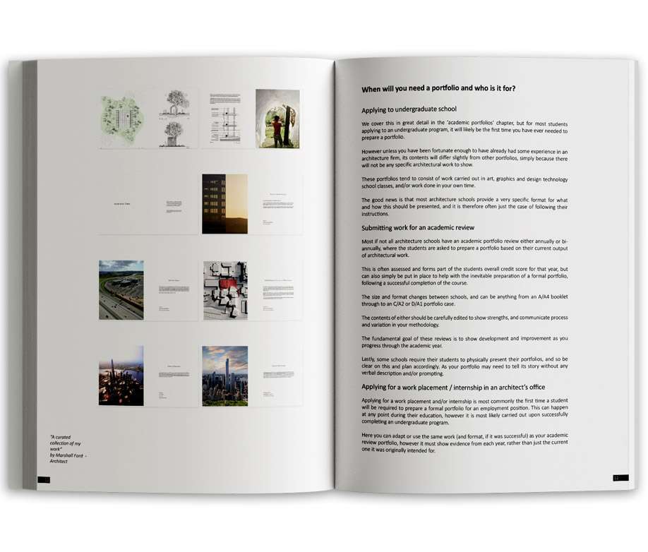Architecture Portfolio Guidebook