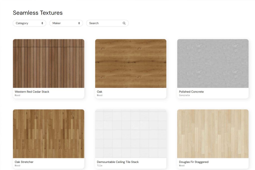 Seamless Textures for Architectural Rendering