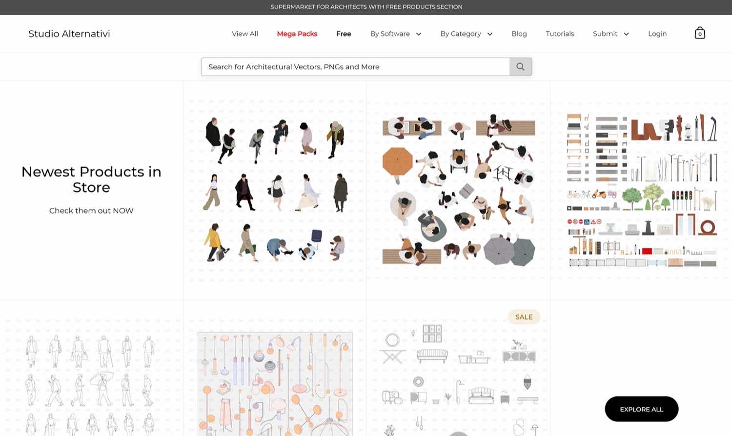 Studio Alternativi autocad architectural blocks