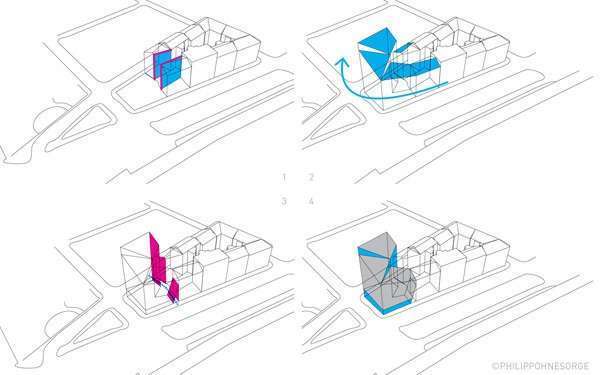 What is a parti diagram in architecture?