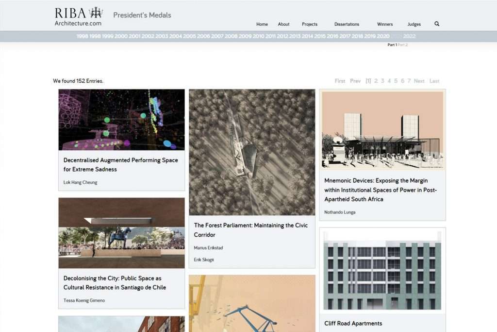 Where to find architecture portfolio examples