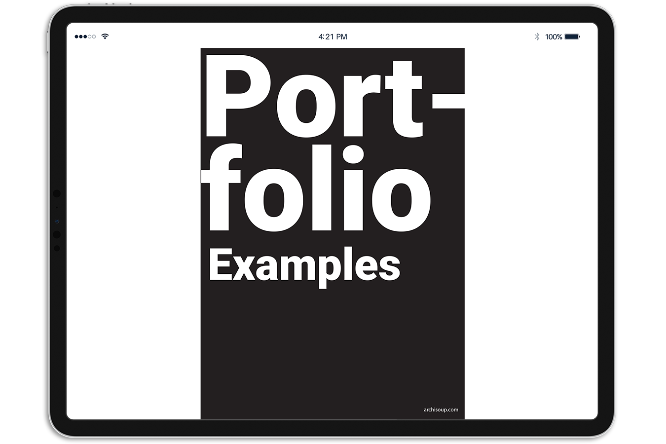 Architecture Portfolio Kit Examples