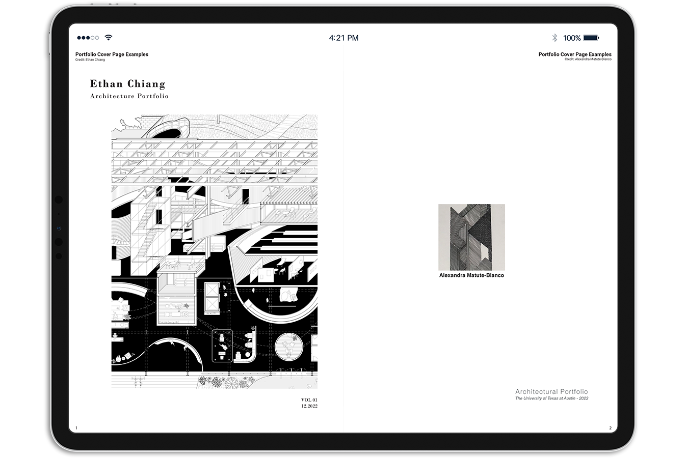 Architecture Portfolio Kit Examples