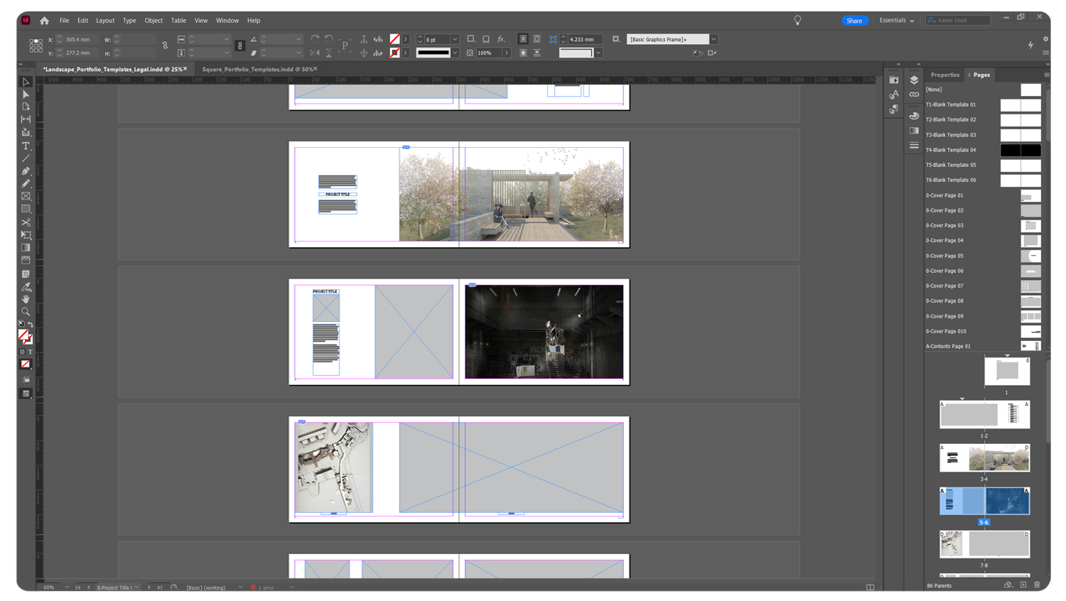 Architecture Portfolio Templates