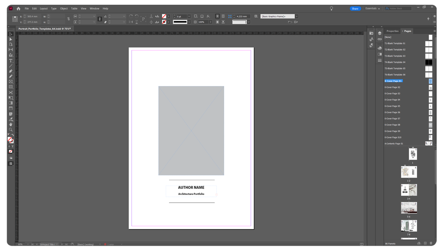 Architecture Portfolio Templates