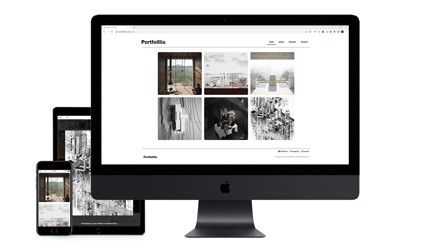 Architecture portfolio course