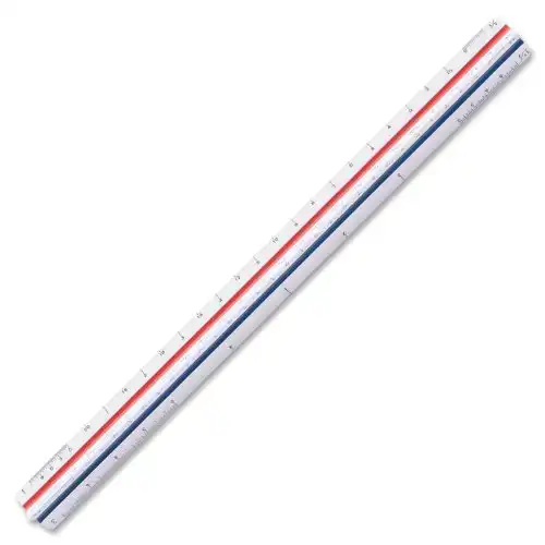 Staedtler 12-Inches Architect Triangular Scale