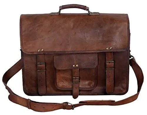 18 INCH Leather Satchel