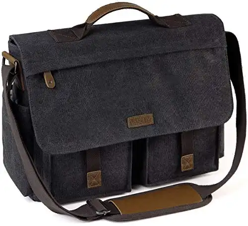 Vintage Water Resistant Waxed Canvas Satchel
