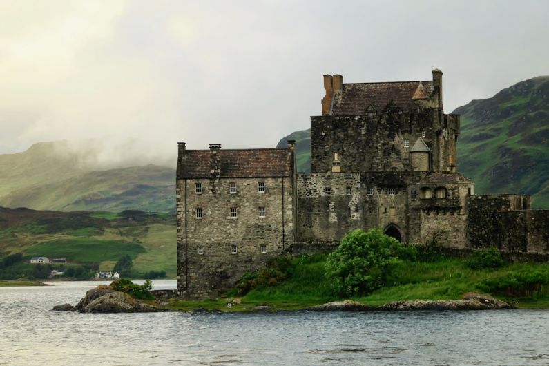 Heritage Architecture - gray castle on shore