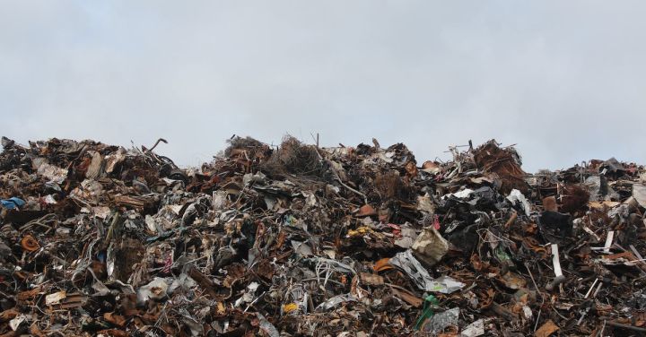 Waste Management - Dumpsite under Clear Sky