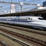 High-Speed Rail - White Electric Train