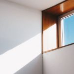 Light - Clear Glass Window With Brown and White Wooden Frame